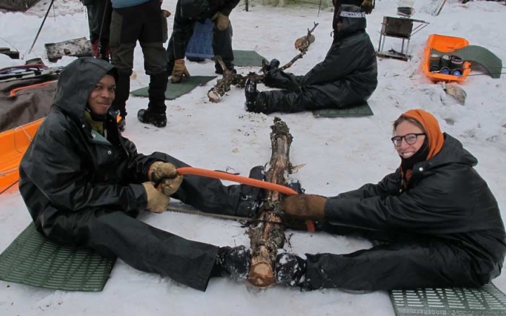 learn winter camping skills in boundary waters